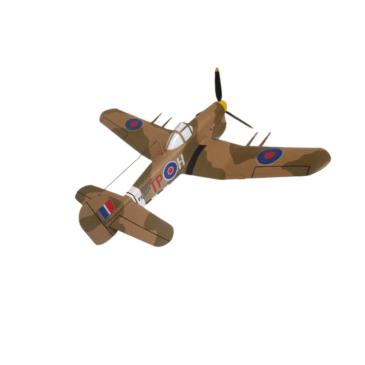 Guillow's 906 1/28 Scale Typhoon 46cm Balsa Free Flight Model Kit