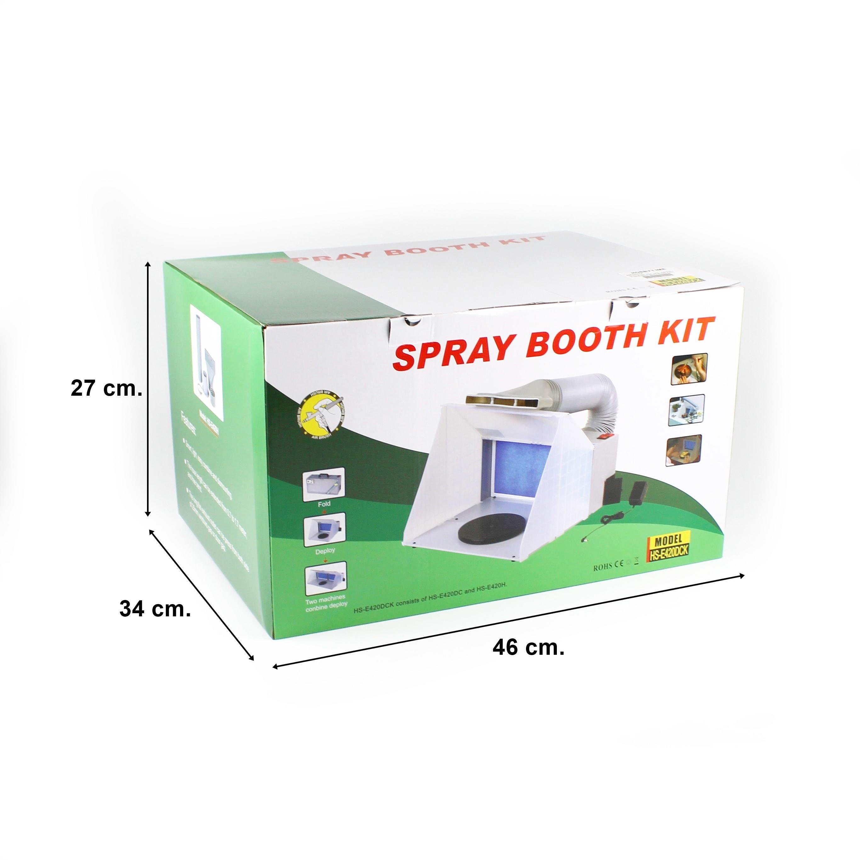 Haosheng 420 DCLK Işıklı, Aspiratörlü, Havalandırma Borulu, Boyama Kabini