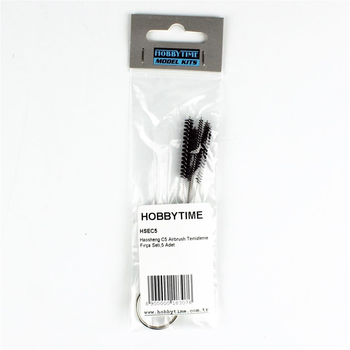 Haosheng C5 Airbrush Temizleme Fırça Seti,5 Adet