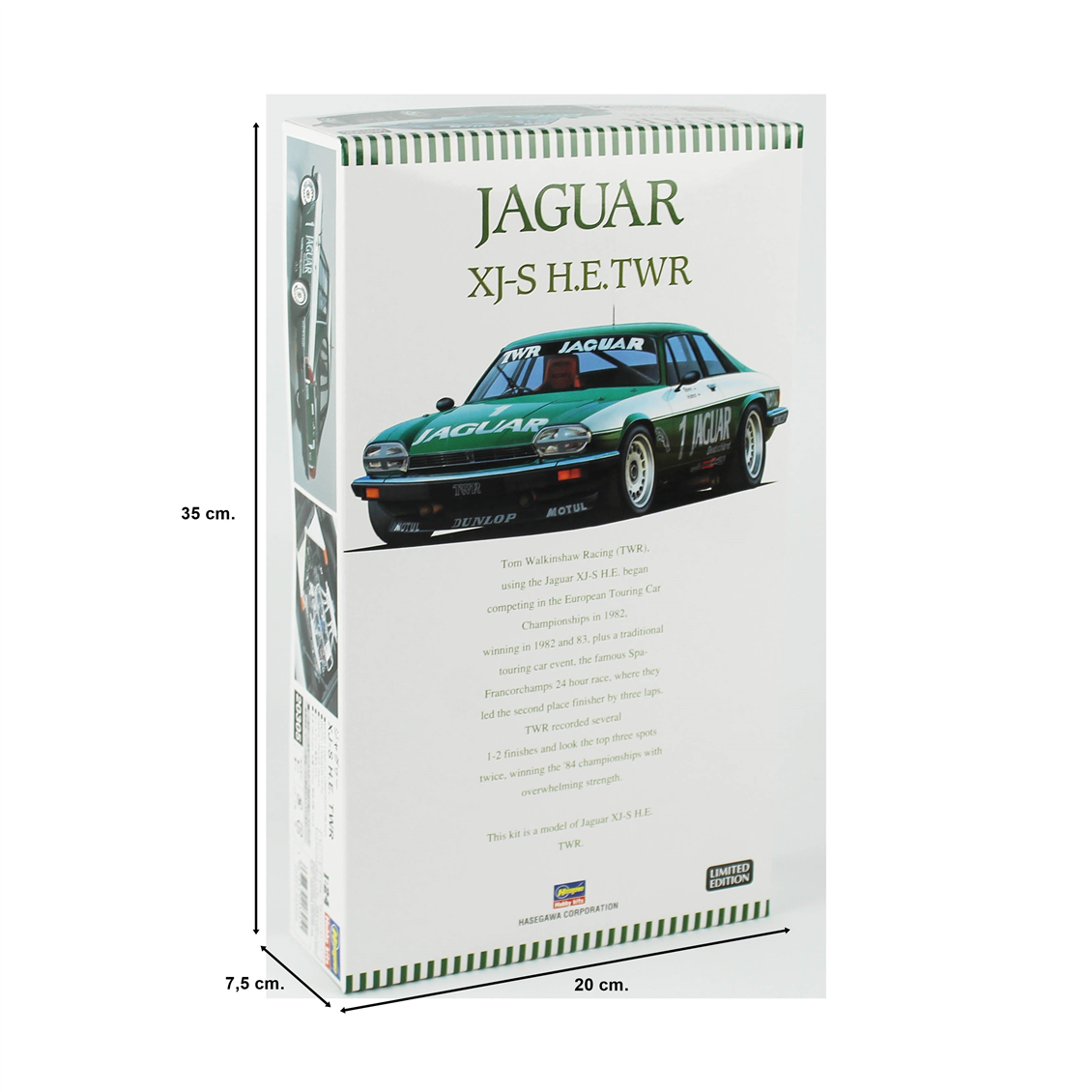 Hasegawa 20305 1/24 Ölçek, Jaguar XJ-S H.E.TWR, Yarış Aracı Plastik Model Kiti