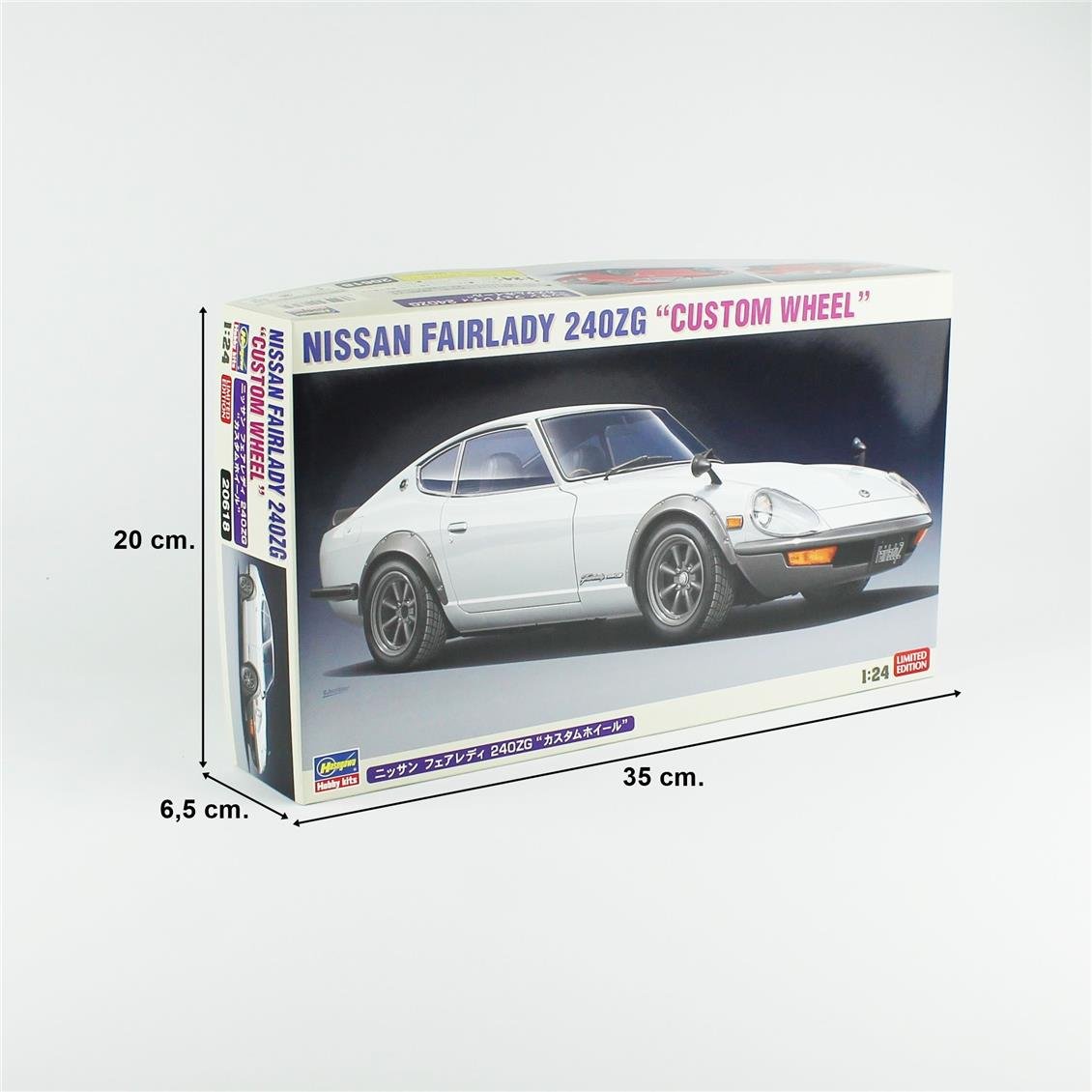 Hasegawa 20439 1/24 Ölçek, Nissan Fairlady 240ZG (Custom Wheel), Otomobil Plastik Model Kiti