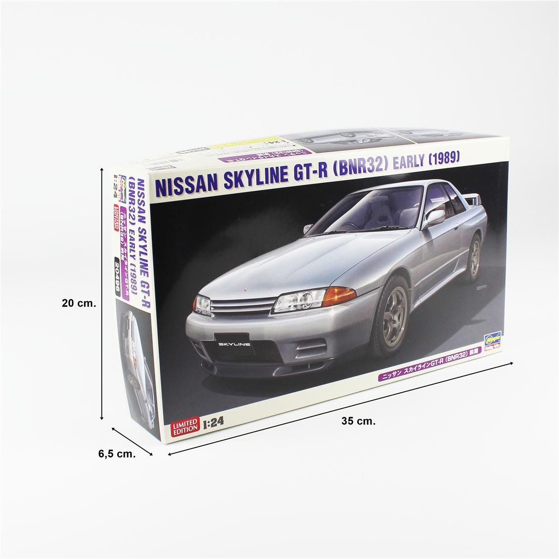 Hasegawa 20496 1/24 Ölçek, Nissan Skyline GT-R (BNR32) Early (1989), (Limited Edition) Otomobil Plastik Model Kiti