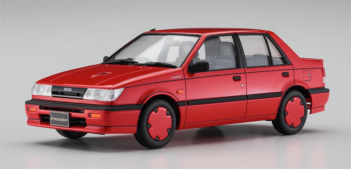 Hasegawa 20664 1/24 Ölçek, Isuzu Gemini (JT150) Irmscher Turbo (Red Color), (Limited Edition) Otomobil Plastik Model Kiti