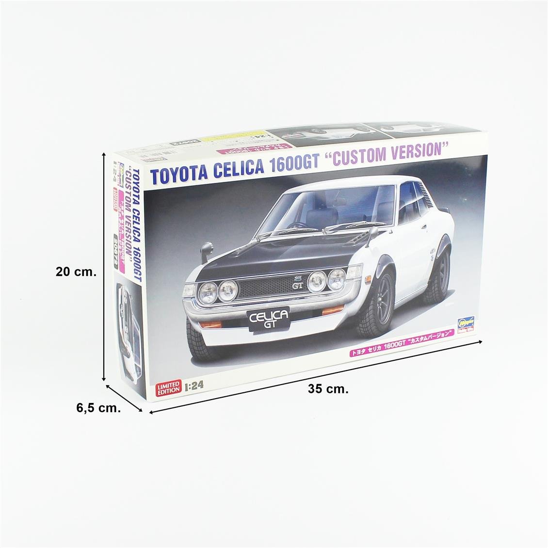 Hasegawa 20672 1/24 Ölçek, Toyota Celica 1600GT (Custom Version), (Limited Edition) Otomobil Plastik Model Kiti