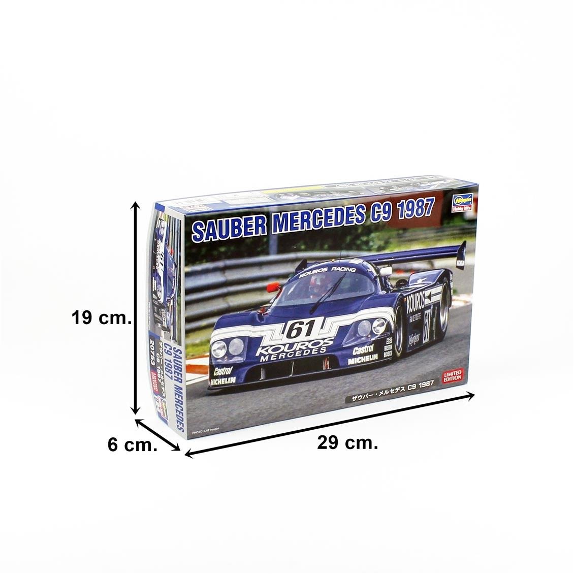 Hasegawa 20753 1/24 Scale, Sauber Mercedes C9 1987, Car Plastic Model Kit