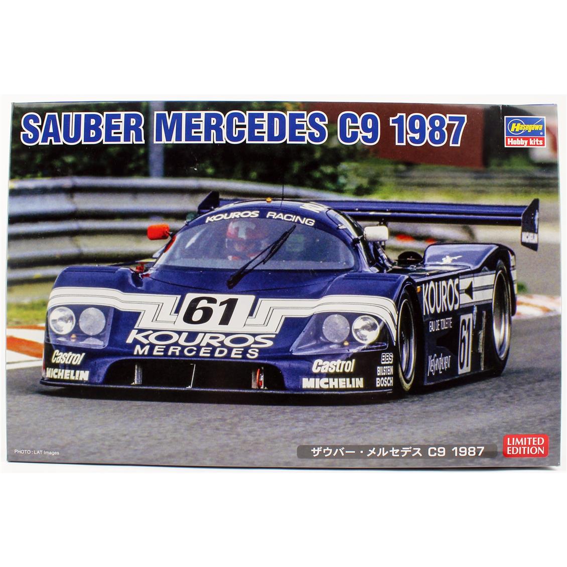 Hasegawa 20753 1/24 Scale, Sauber Mercedes C9 1987, Car Plastic Model Kit