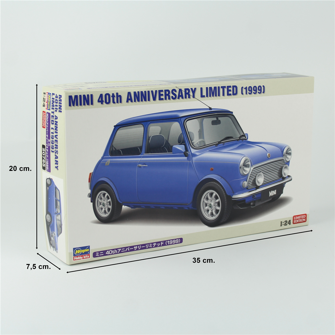 Hasegawa 20765 1/24 Ölçek, Mini Cooper 40th Yıl Anısına (1999), Otomobil Plastik Model Kiti