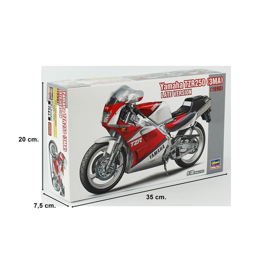 Hasegawa 21776 1/12 Ölçek, Yamaha TZR250 (3MA) Late Version, Motorsiklet Plastik Model Kiti