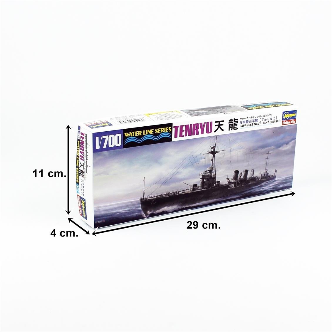 Hasegawa 357 49357 1/700 Ölçek, IJN Light Cruiser Tenryu  (Waterline Serisi), Plastik Model Kiti