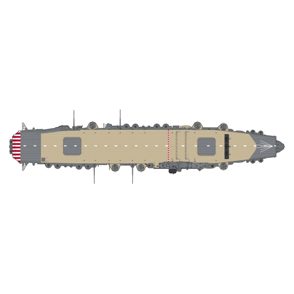 Hasegawa 40121 1/350 Ölçek, IJN Hiyo (Battle of the Philippin Sea), Uçak Gemisi Plastik Model Kiti