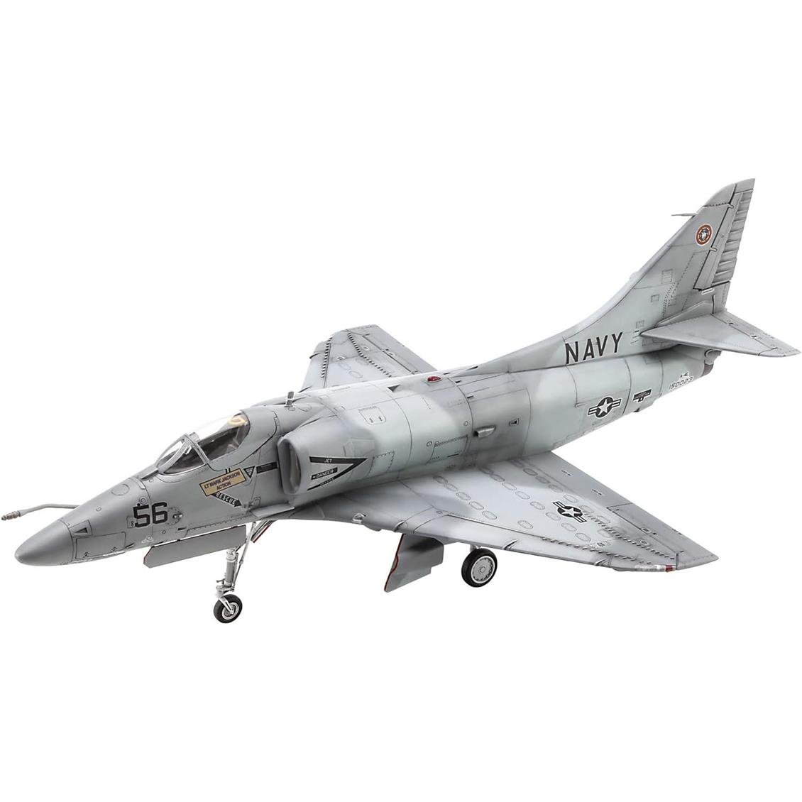 Hasegawa 7523 1/48 Ölçek, A-4E Skyhawk (Top Gun), Savaş Uçağı Plastik Model Kiti