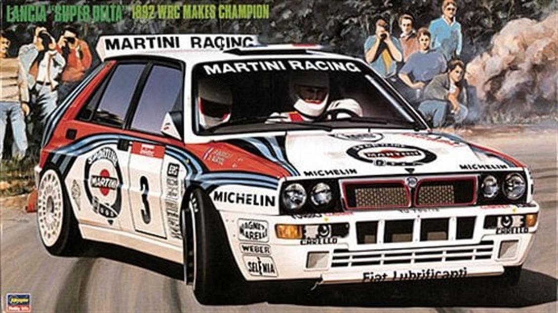 Hasegawa CR15 25015 1/24 Lancia Super Delta (92 WRC Champion) Otomobil Demonte Plastik Maketi