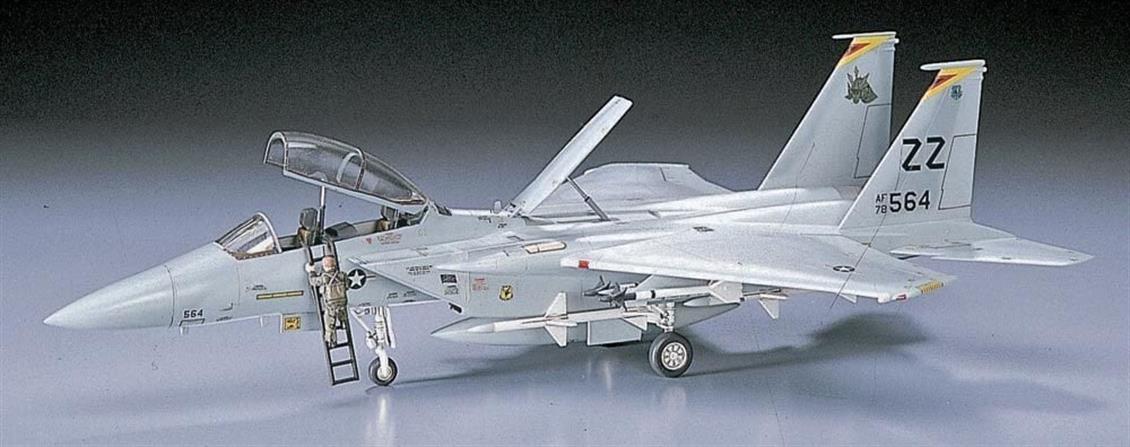 Hasegawa D5 00435 1/72 E-15D/DJ Eagle Savaş Uçağı Demonte Plastik Maketi