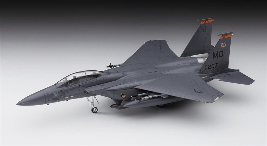 Hasegawa E39 01569 1/72 F-15E Strike Eagle Savaş Uçağı Demonte Plastik Maketi
