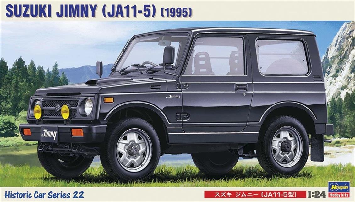 Hasegawa HC22 21122 1/24 Suzuki Jimny 1995 (JA11-5) SUV Araç Demonte Plastik Maketi