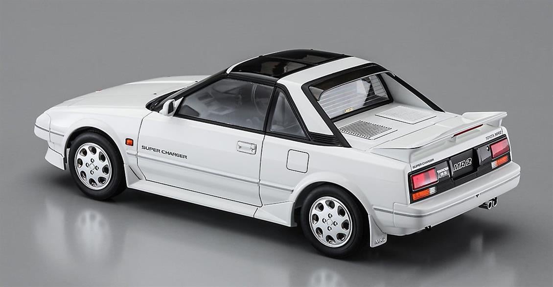 Hasegawa HC45 21145 1/24 Ölçek Toyota MR2 (AW11) Late Version G-Limited Super Charger (T Bar Roof) Otomobil Plastik Model Kiti