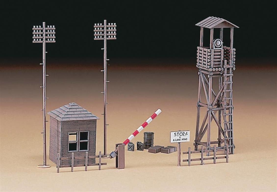 Hasegawa MT31 31131 1/72 Kontrol Noktası Demonte Plastik Maket Seti