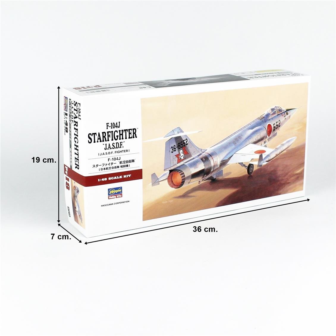 Hasegawa PT18 7218 1/48 Ölçek, F-104J Starfighter (JASDF), Savaş Uçağı Plastik Model Kiti