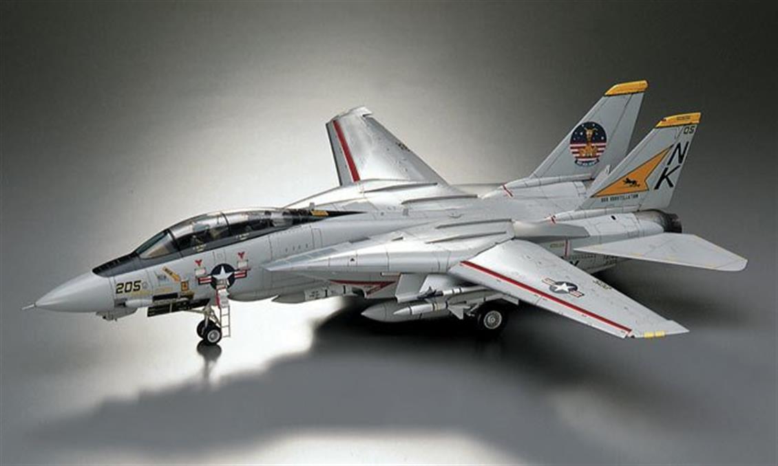 Hasegawa PT46 07246 1/48 F-14A Tomcat Savaş Uçağı Demonte Plastik Maketi