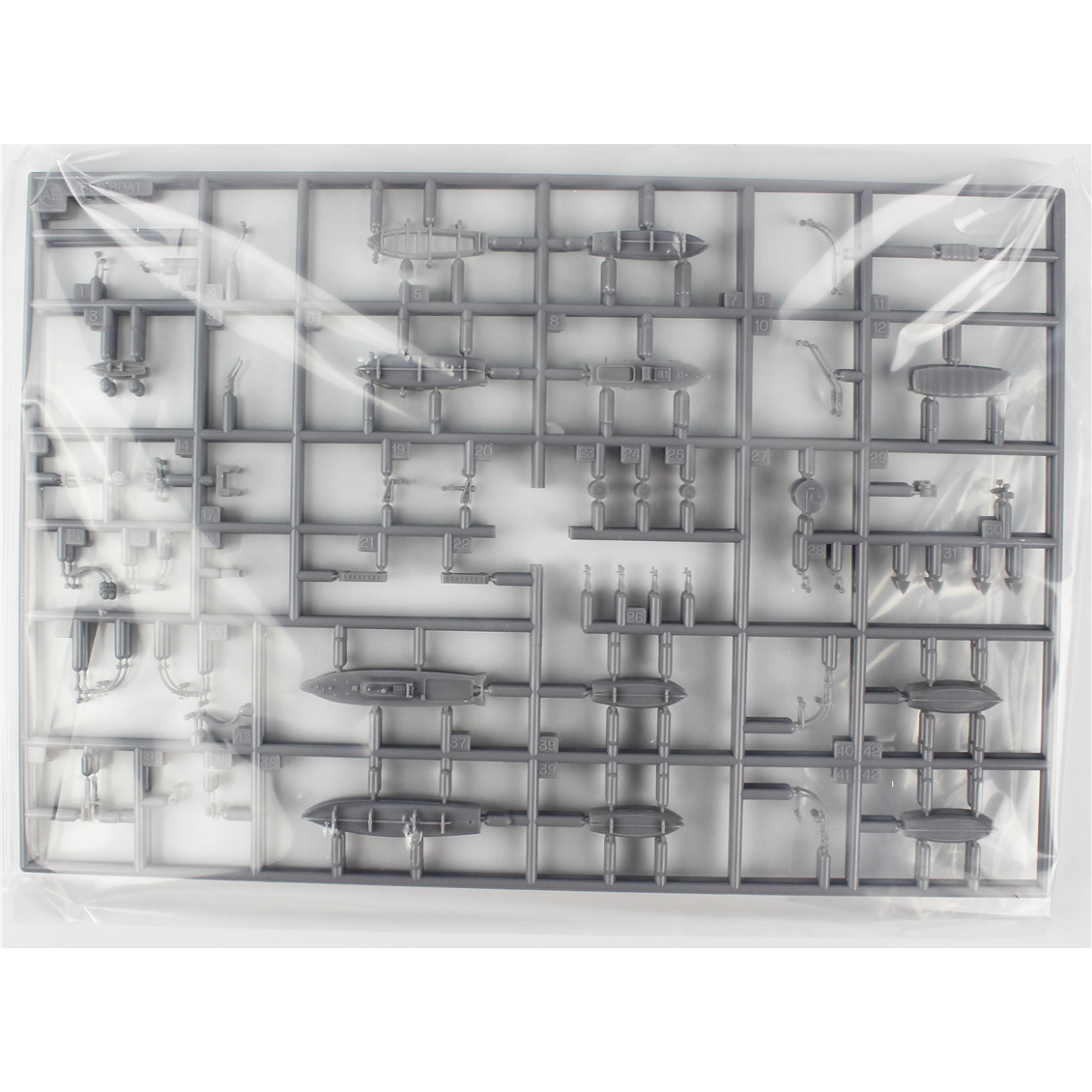 Hasegawa QG19 72119 1/350 Ölçek, Japon Donanması Savaş Gemisi Botları Seti A, 6 Adet, Plastik Model Kiti