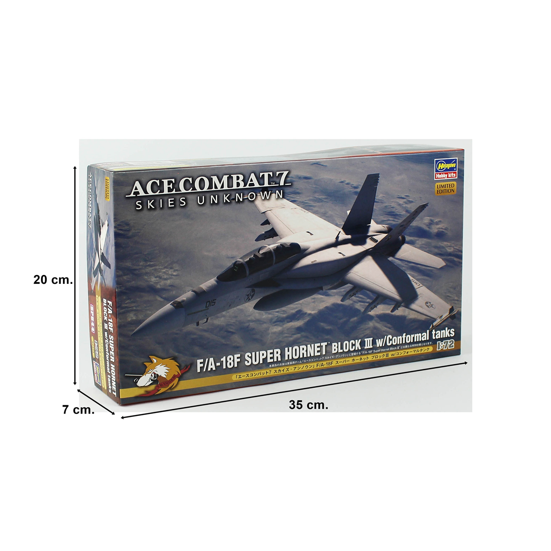 Hasegawa SP644 52444 1/72 Ölçek, F/A-18F Super Hornet Block III, Ace Combat Serisi, Bilim Kurgu Plastik Model Kiti