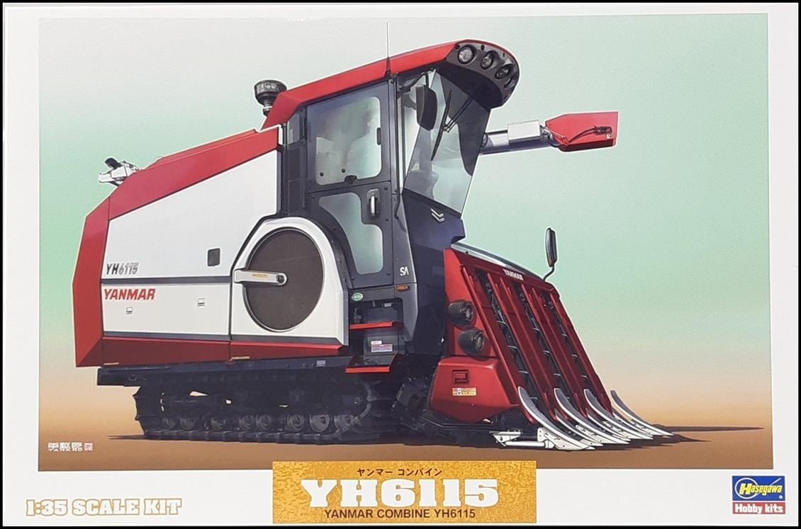 Hasegawa WM07 66007 1/35 Yanmar YH6115 Biçer Döver Demonte Plastik Maketi