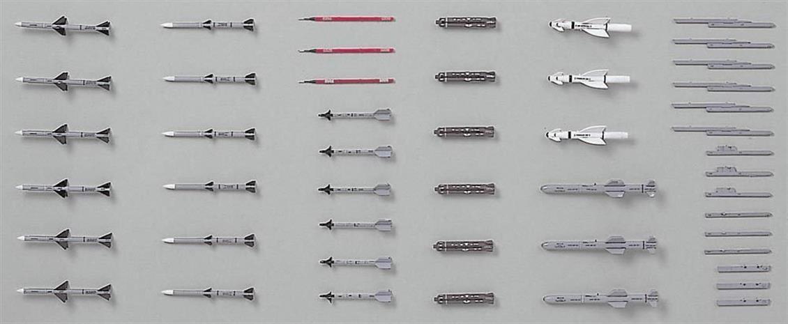 Hasegawa X72-9 35009 1/72 Savaş Uçağı Silahları-V Demonte Plastik Maket Seti