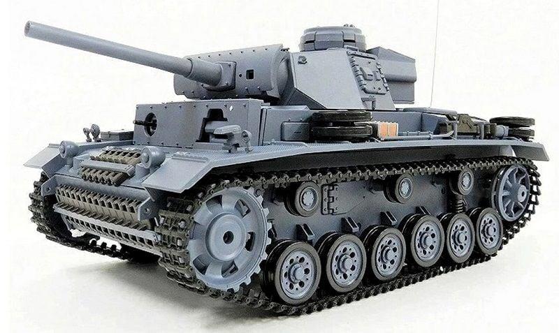 Heng Long 3848-1 1/16 German Panzer III L RC Tank RTR (7.0 v)