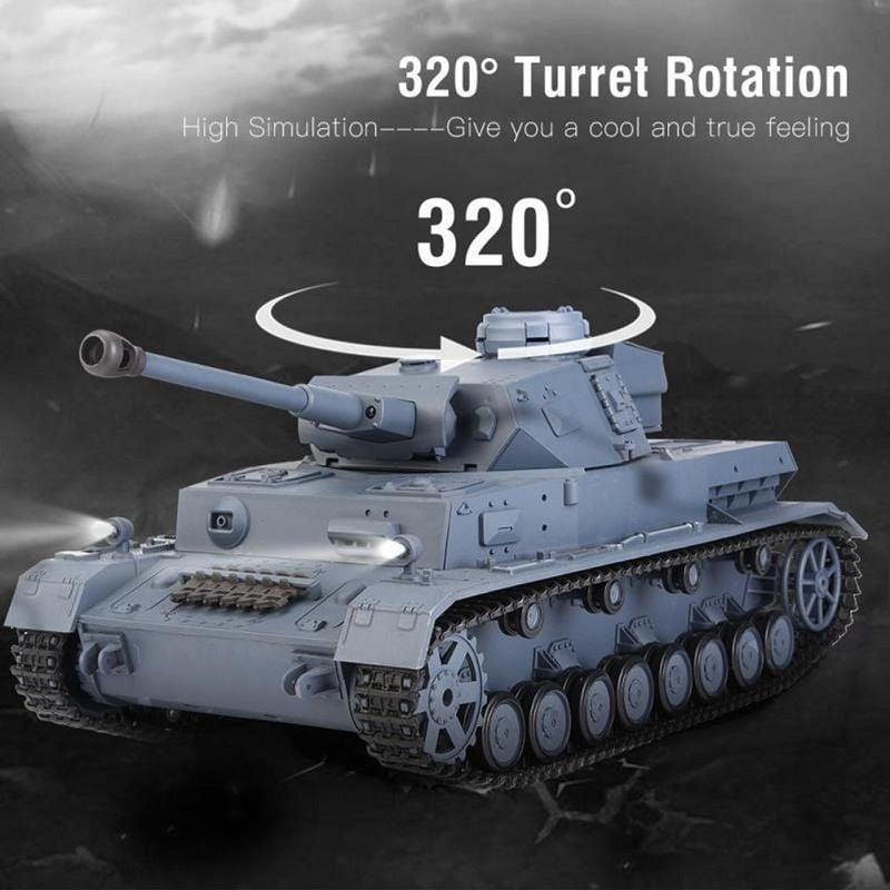 Heng Long 3859-1 1/16 Scale PANZER-IV F2 Model RC battle Tank ( 7.0 ver.)