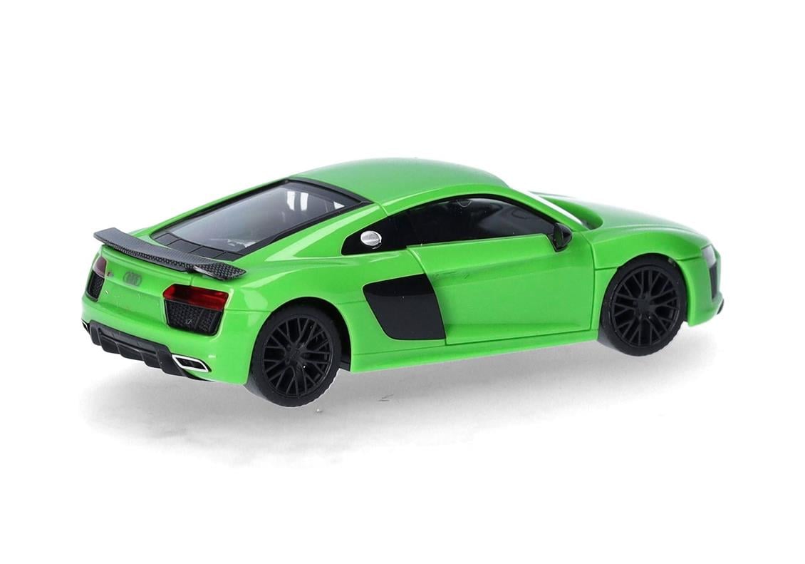 Herpa 028516-005 1/87 Ölçek, Audi R8 V10 Plus, Micrommat Yeşili, Sergilemeye Hazır Model Araç