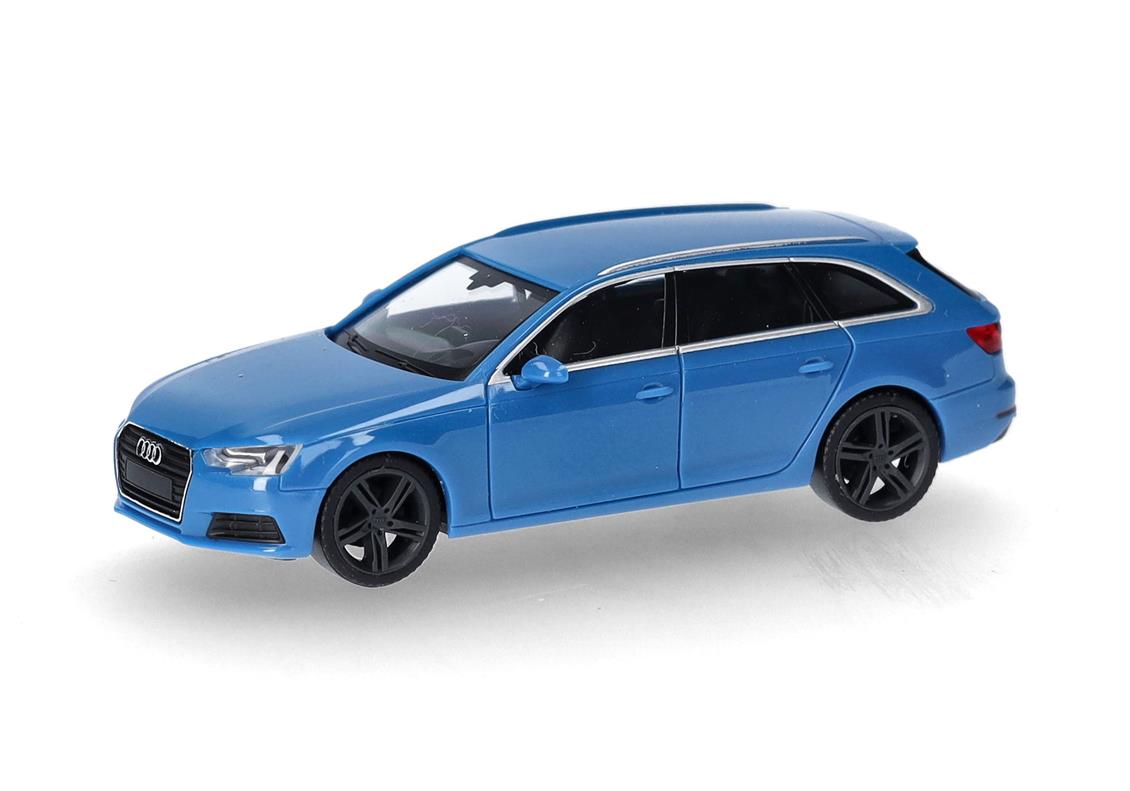 Herpa 028578-003 1/87 Ölçek, Audi A4 Avant, Turbomavi, Sergilemeye Hazır Model Araç