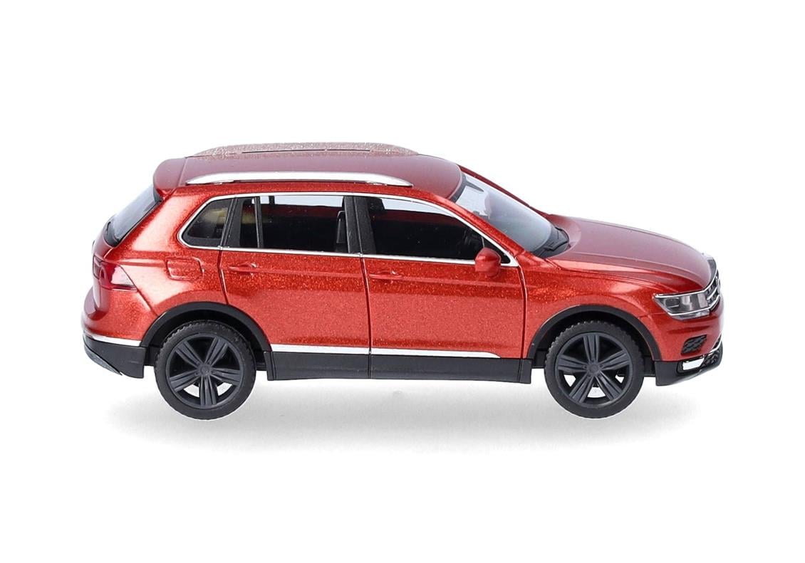 Herpa 038607-007 1/87 Ölçek, VW Tiguan, (AD1), Metalik Turuncu, Sergilemeye Hazır Model Araç