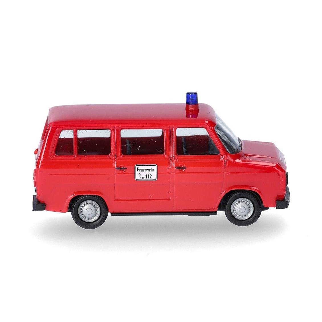 Herpa 097635 1/87 Ölçek, Ford Transit MTW, İtfaiye Minibüsü, Sergilemeye Hazır Model Araç