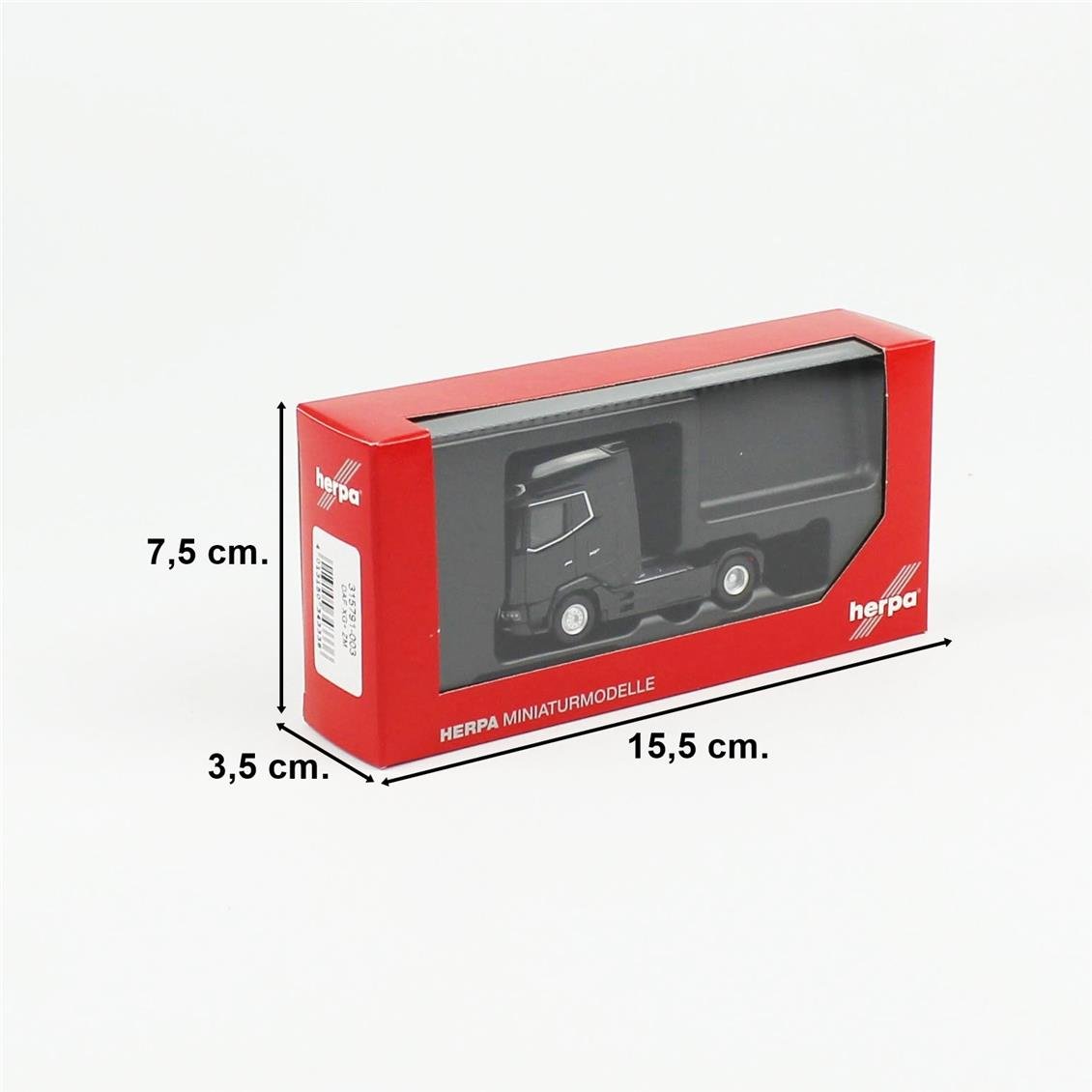 Herpa 315791-003 1/87 Ölçek, DAF XG+ Çekici, Siyah, Sergilemeye Hazır Model Araç