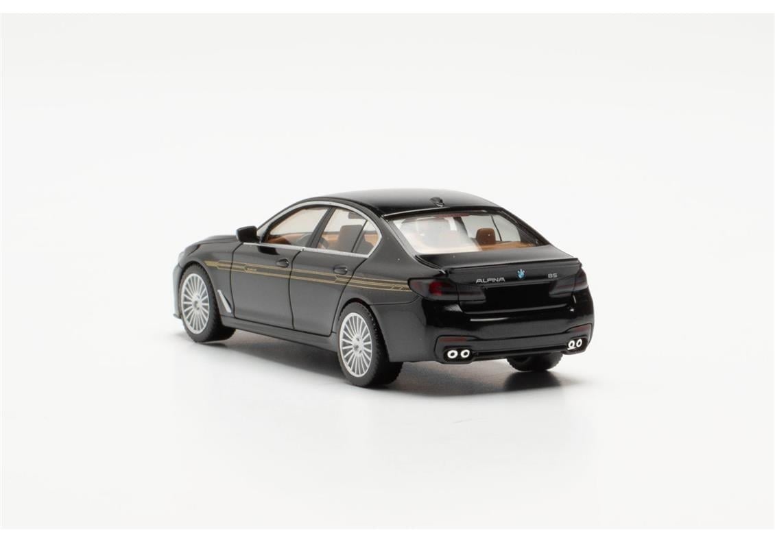 Herpa 342065-002 1/87 Ölçek, BMW Alpina B5, Siyah, Sergilemeye Hazır Model Araç