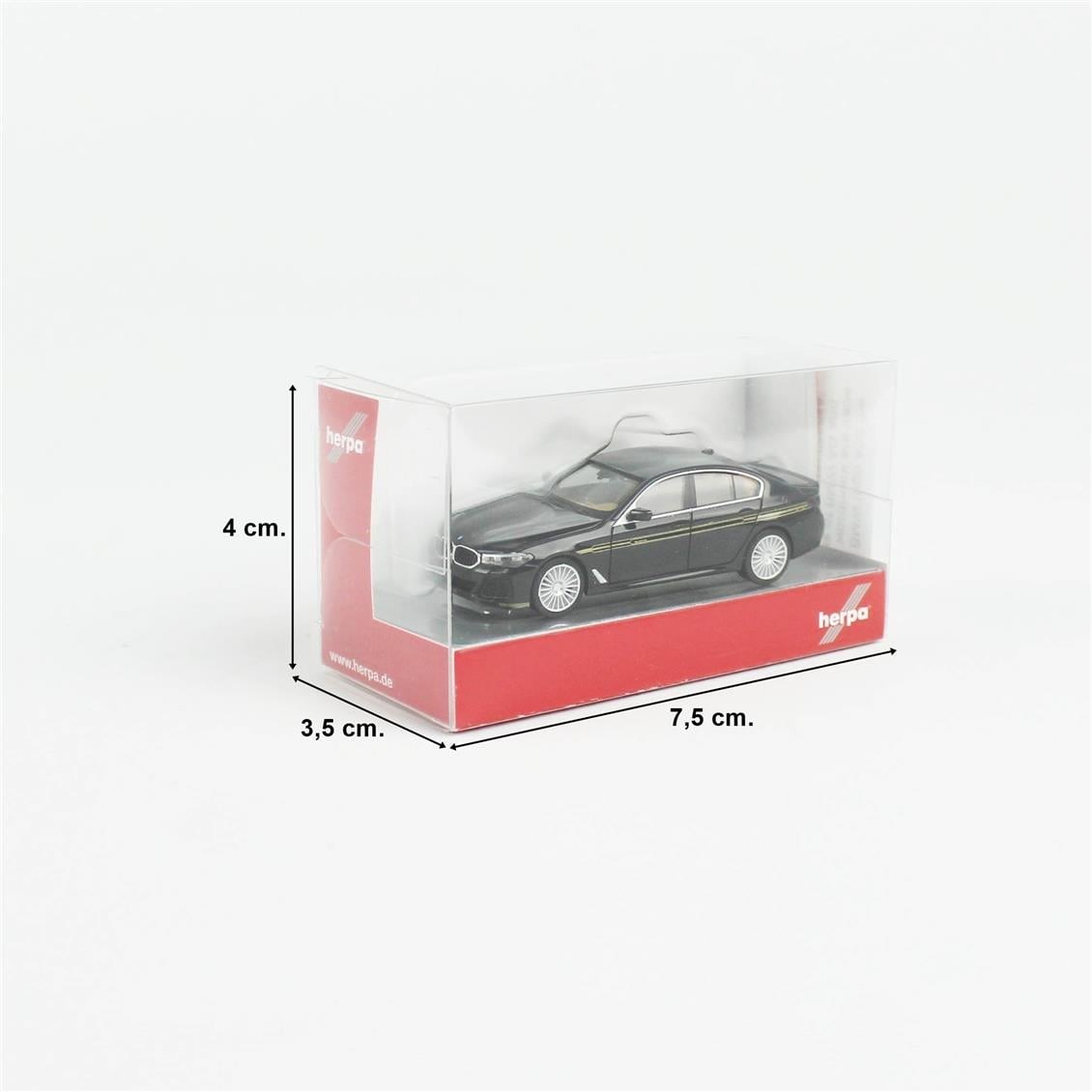 Herpa 342065-002 1/87 Ölçek, BMW Alpina B5, Siyah, Sergilemeye Hazır Model Araç