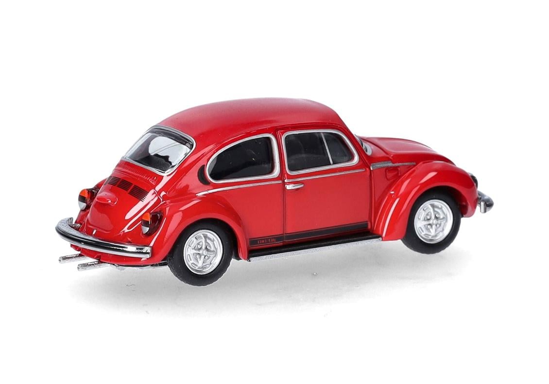 Herpa 421119 1/87 Ölçek, Volkswagen (VW) Böcek 1303 (CITY), Ibiza kIrmızısı, Sergilemeye Hazır Model Araç
