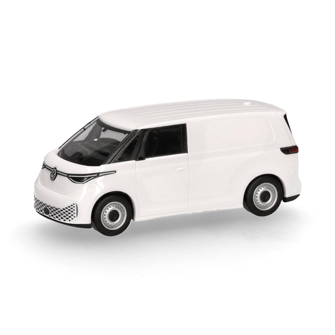 Herpa 421164 1/87 Ölçek, VW ID. Buzz Cargo Kamyonet, Beyaz, Sergilemeye Hazır Model Araç