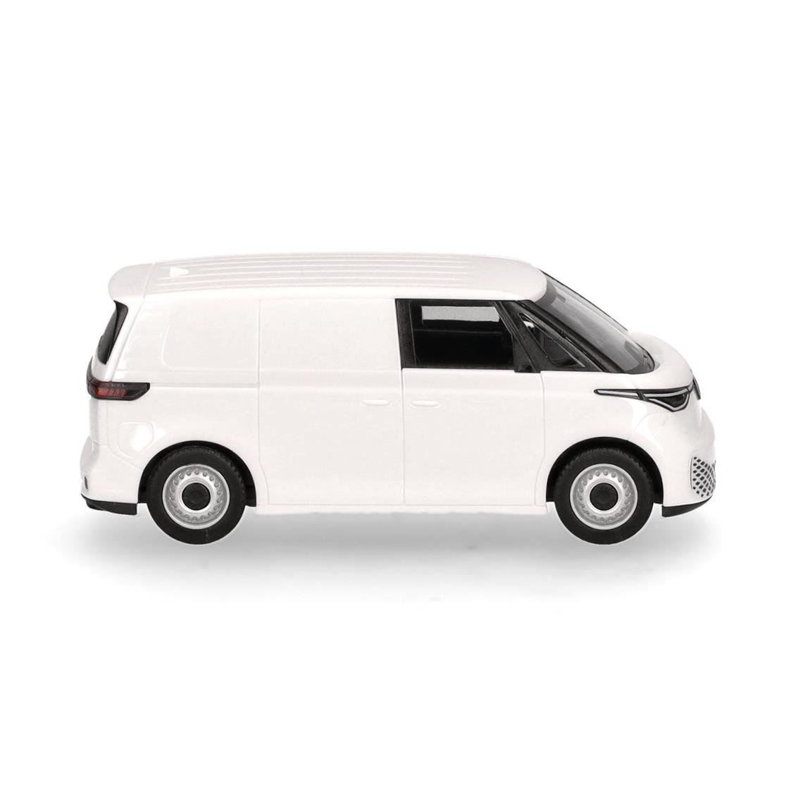 Herpa 421164 1/87 Ölçek, VW ID. Buzz Cargo Kamyonet, Beyaz, Sergilemeye Hazır Model Araç