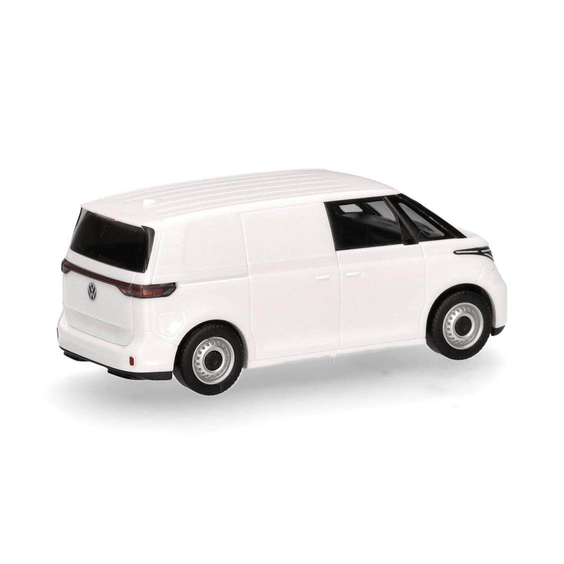 Herpa 421164 1/87 Ölçek, VW ID. Buzz Cargo Kamyonet, Beyaz, Sergilemeye Hazır Model Araç