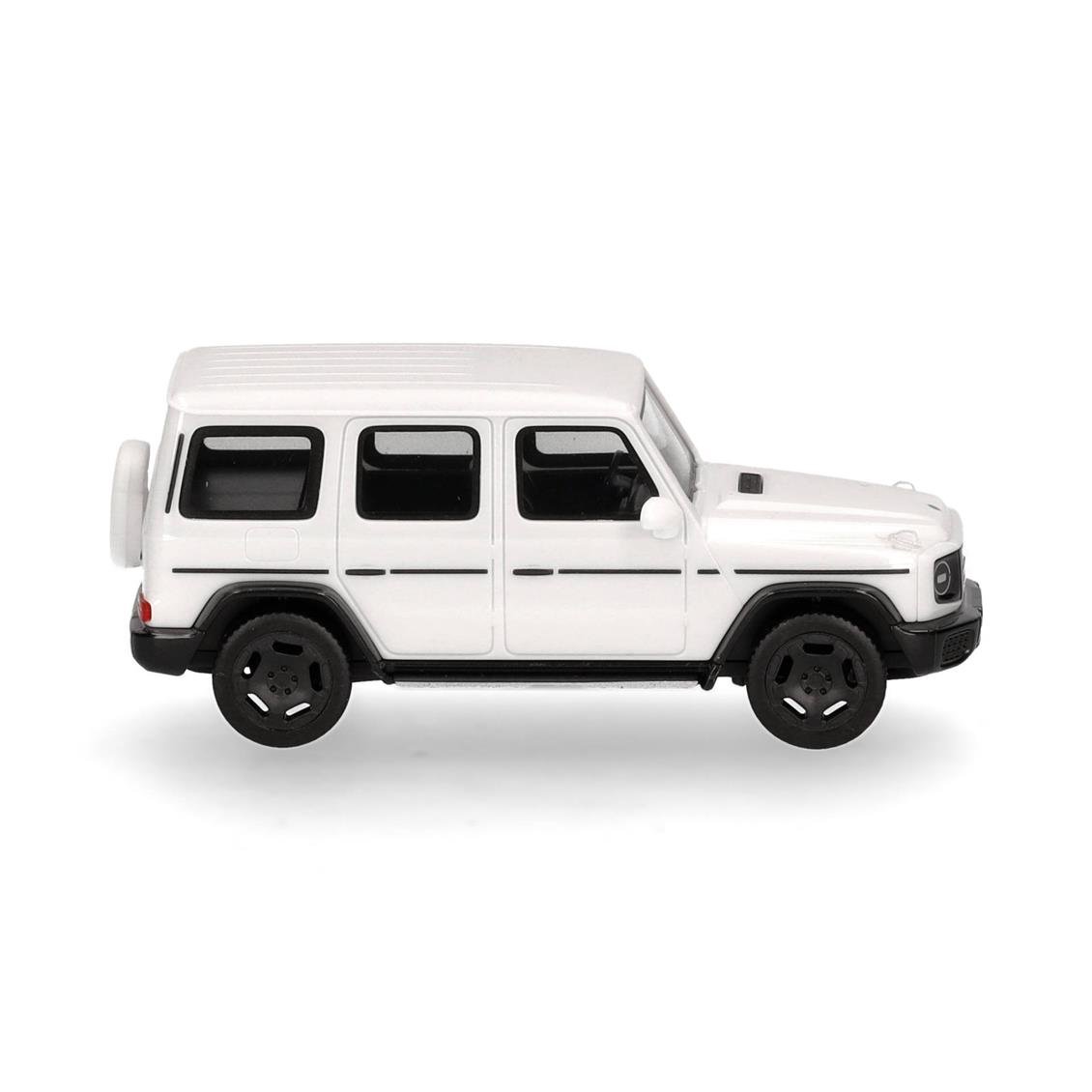 Herpa 421195 1/87 Ölçek, Mercedes-Benz G580 EQ Cip, N465, Beyaz, Sergilemeye Hazır Model Araç