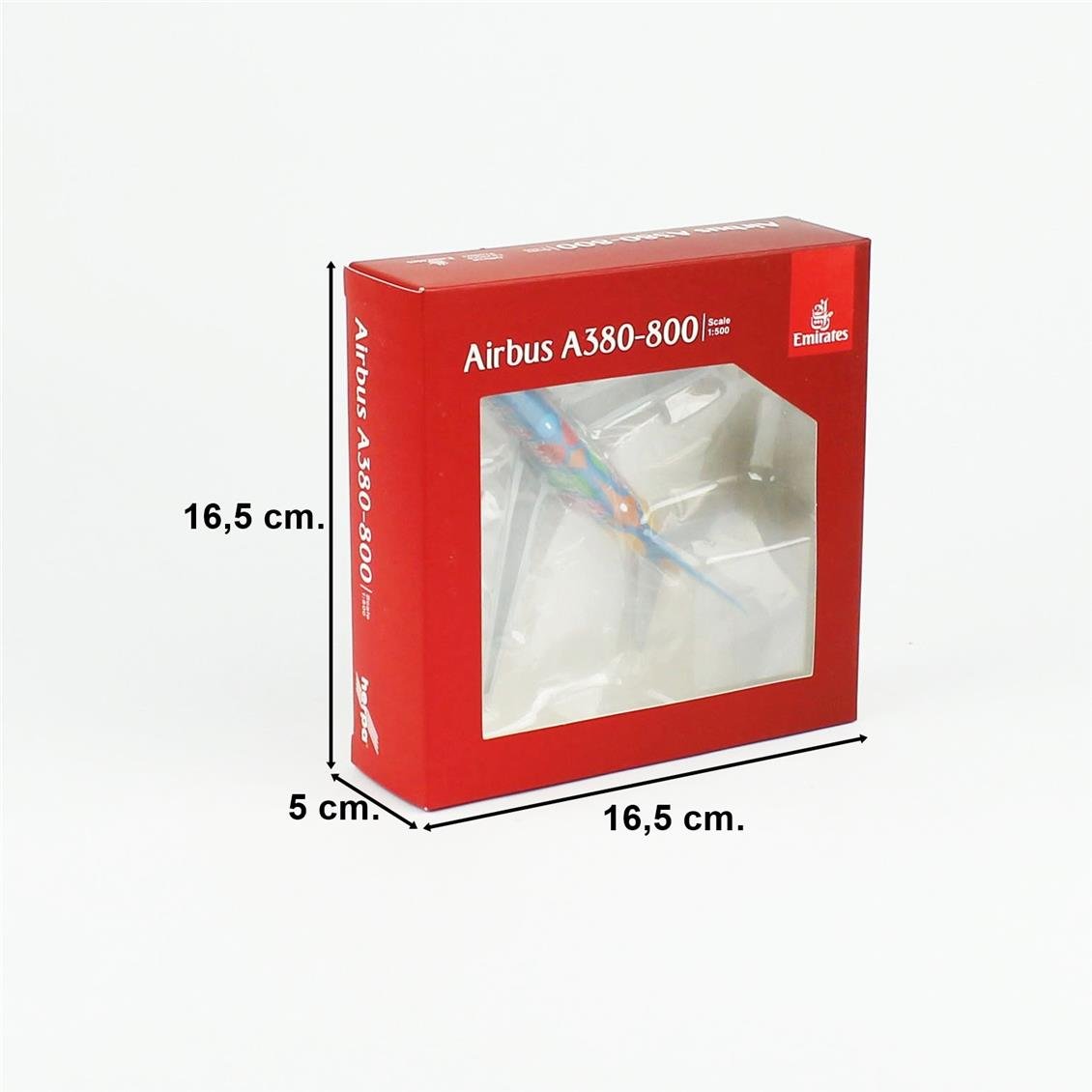 Herpa 536905-001 1/500 Ölçek, Emirates Airbus A380 (Destination Dubai) A6-EEW, Metal, Sergilemeye Hazır Model Yolcu Uçağı