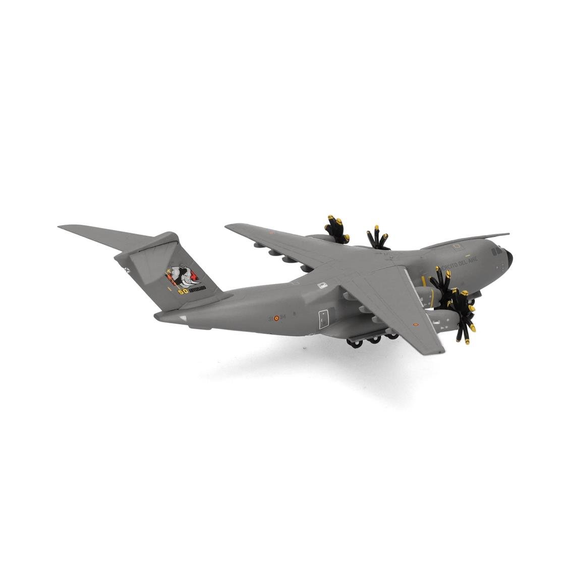 Herpa 537872 1/500 Ölçek, İspanya Hava Kuvvetleri Airbus A400M Atlas (T.23), Metal, Sergilemeye Hazır Model Askeri Uçak
