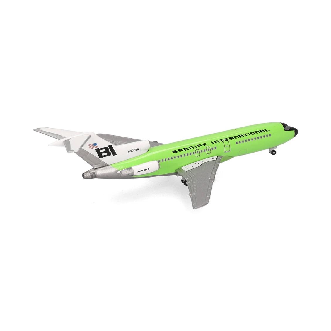 Herpa 537988 1/500 Ölçek, Braniff International Boeing 727-100, Metal, Sergilemeye Hazır Model Yolcu Uçağı