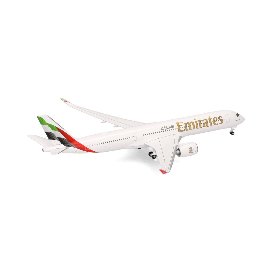Herpa 538206 1/500 Ölçek, Emirates Airbus A350-900, A6-EXA, Metal, Sergilemeye Hazır Model Yolcu Uçağı