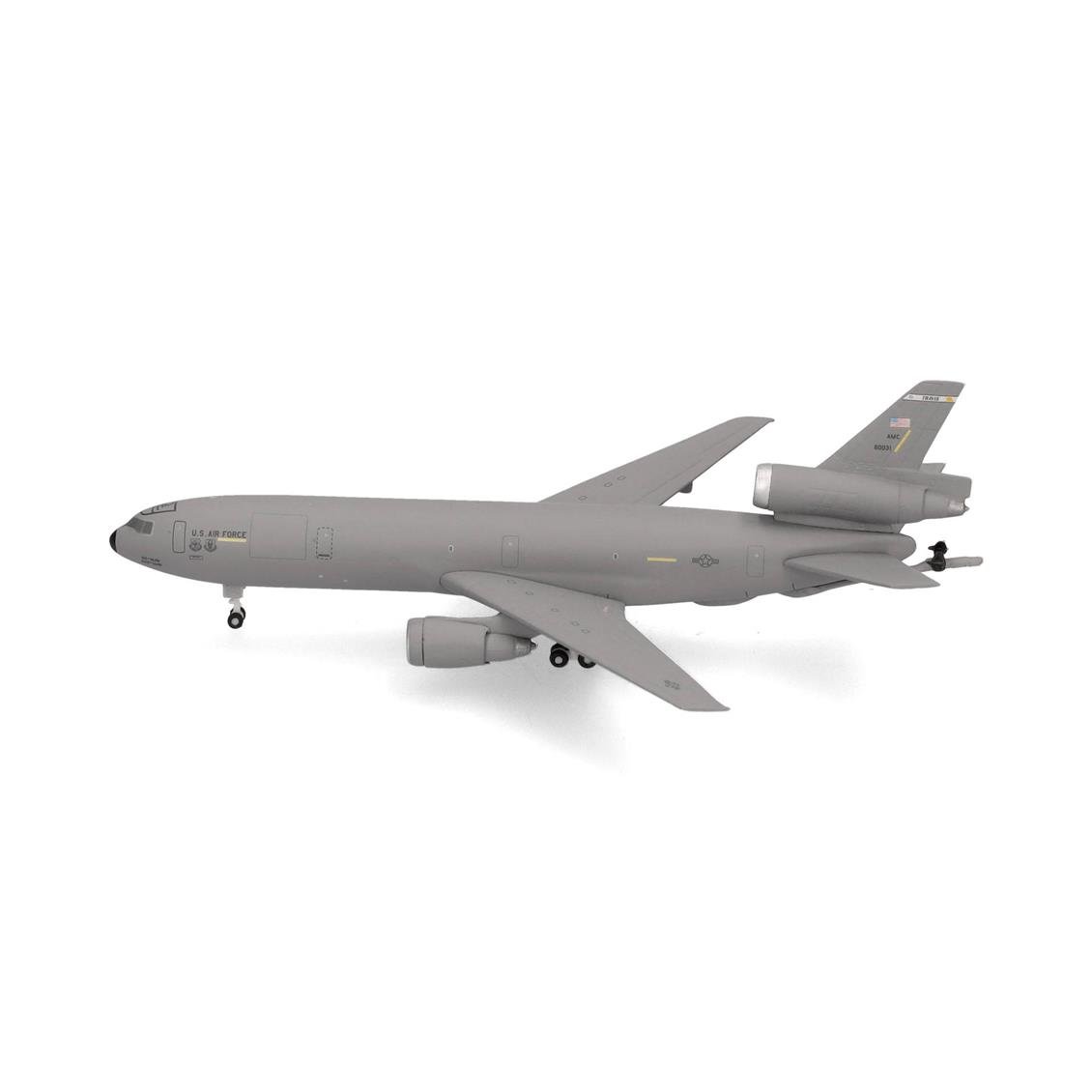 Herpa 538367 1/500 Ölçek, Amerikan Hava Kuvvetleri McDonnell Douglas KC-10 Extender, 60th AMW, 86-0031, Metal, Sergilemeye Hazı