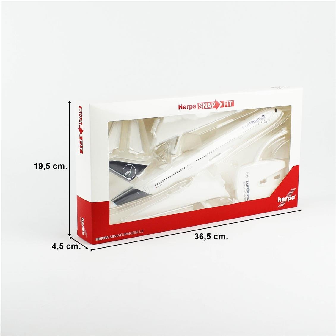 Herpa 612258 1/200 Ölçek, Lufthansa Airbus A350-900F, Sergilemeye Hazır Model Yolcu Uçağı