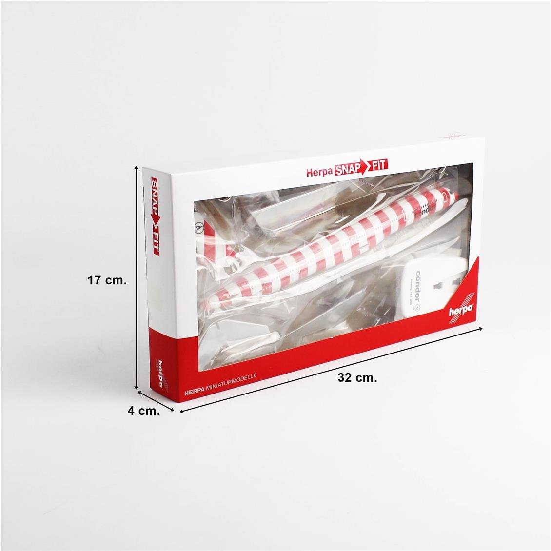 Herpa 613606-001 1/200 Ölçek, Condor Boeing 757-300 (Passion) D-ABOM, Sergilemeye Hazır Model Yolcu Uçağı