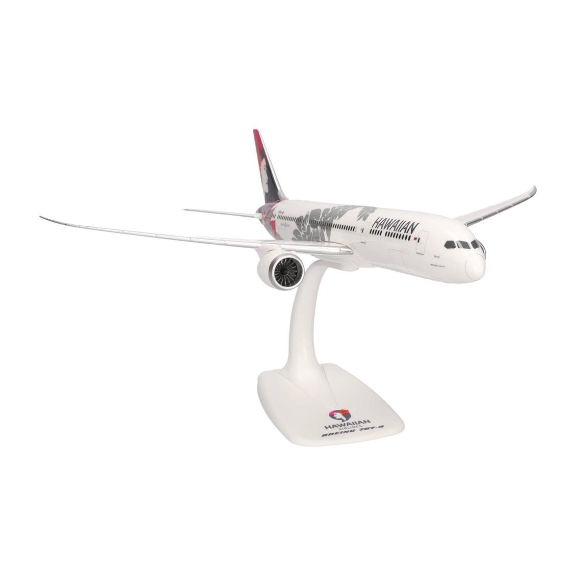 Herpa 614405 1/200 Ölçek, Hawaiian Havayolları Boeing 787-9 Dreamliner (Kapuahi) N781HA, Snapfit, Plastik, Standlı, Sergilemeye