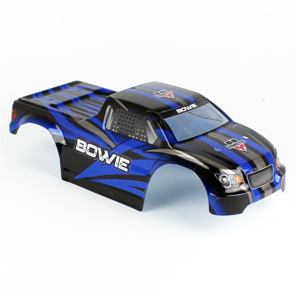 Himoto 31800 1/10 Ölçek, Monster Truck BOWIE Lexan Kaporta, Mavi